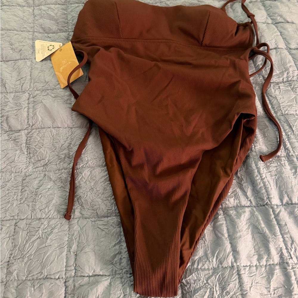 Berlook Brown One Piece Swimsuit NWT women’s medium